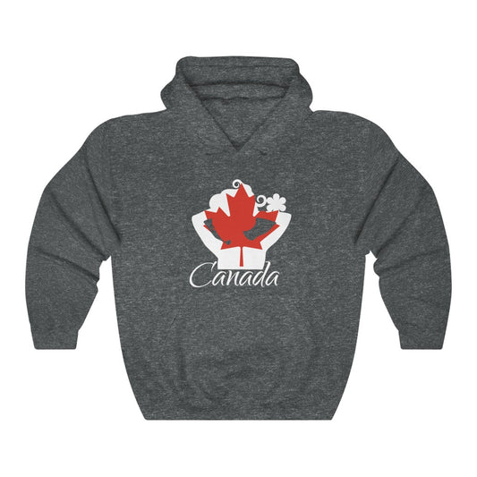 Canada Lady Flag Hoodie Sweatshirt 2 - Unisex