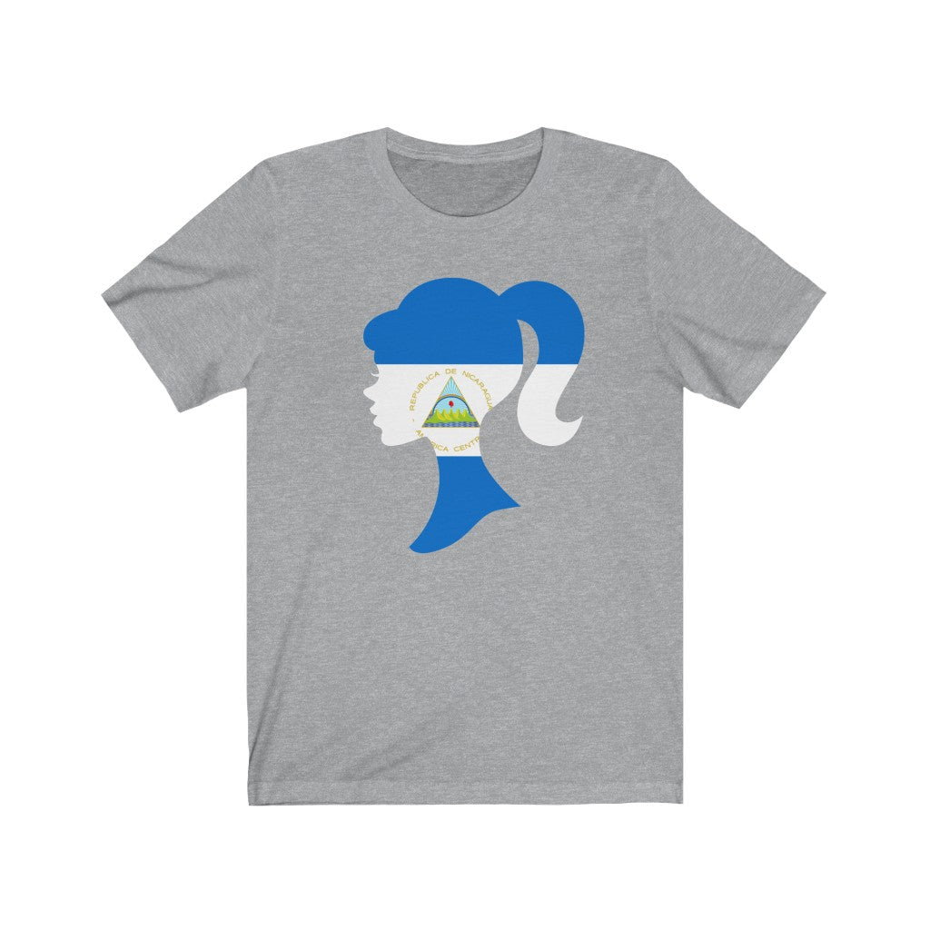 Nicaragua Girl Flag Premium Tee - Unisex