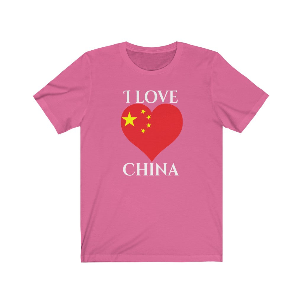 China Heart Flag Premium Tee 2 - Unisex