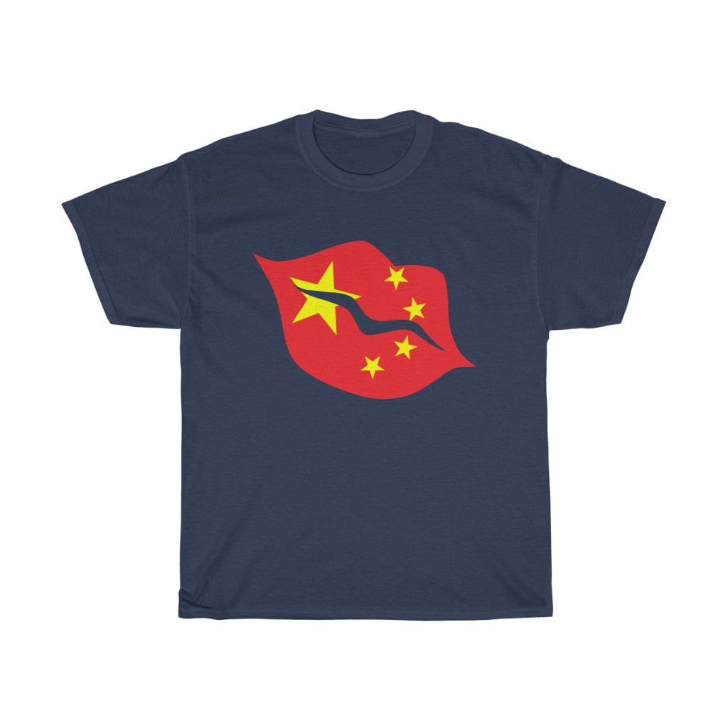 China Lips Flag Standard Tee - Unisex