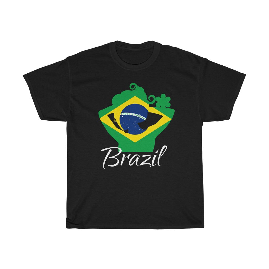 Brazil Lady Flag Standard Tee 2 - Unisex