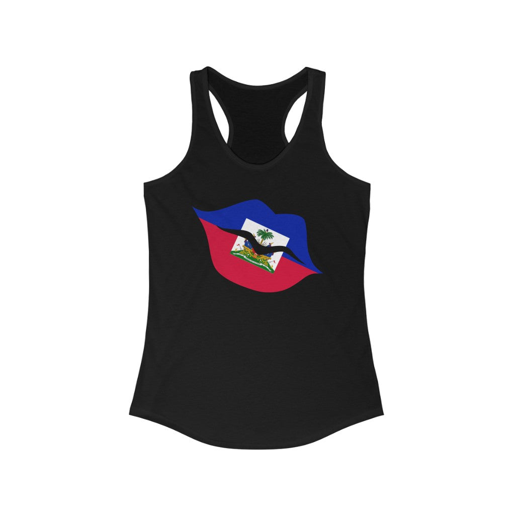 Haiti Lips Flag Tank - Women