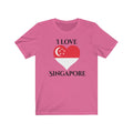 Singapore Heart Flag Premium Tee 1 - Unisex