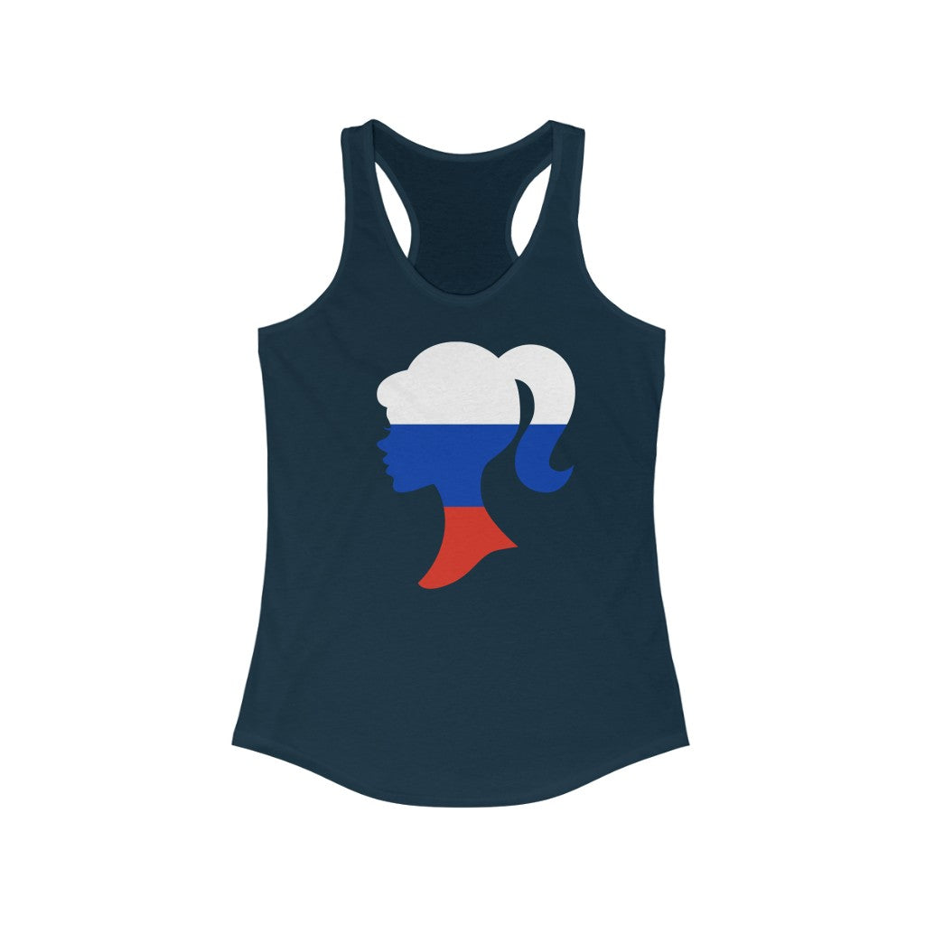 Russia Girl Flag Tank - Women