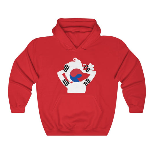 South Korea Lady Flag Hoodie Sweatshirt - Unisex