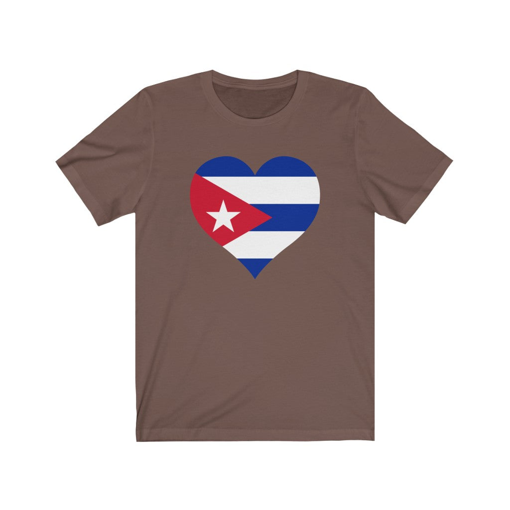 Cuba Heart Flag Premium Tee - Unisex