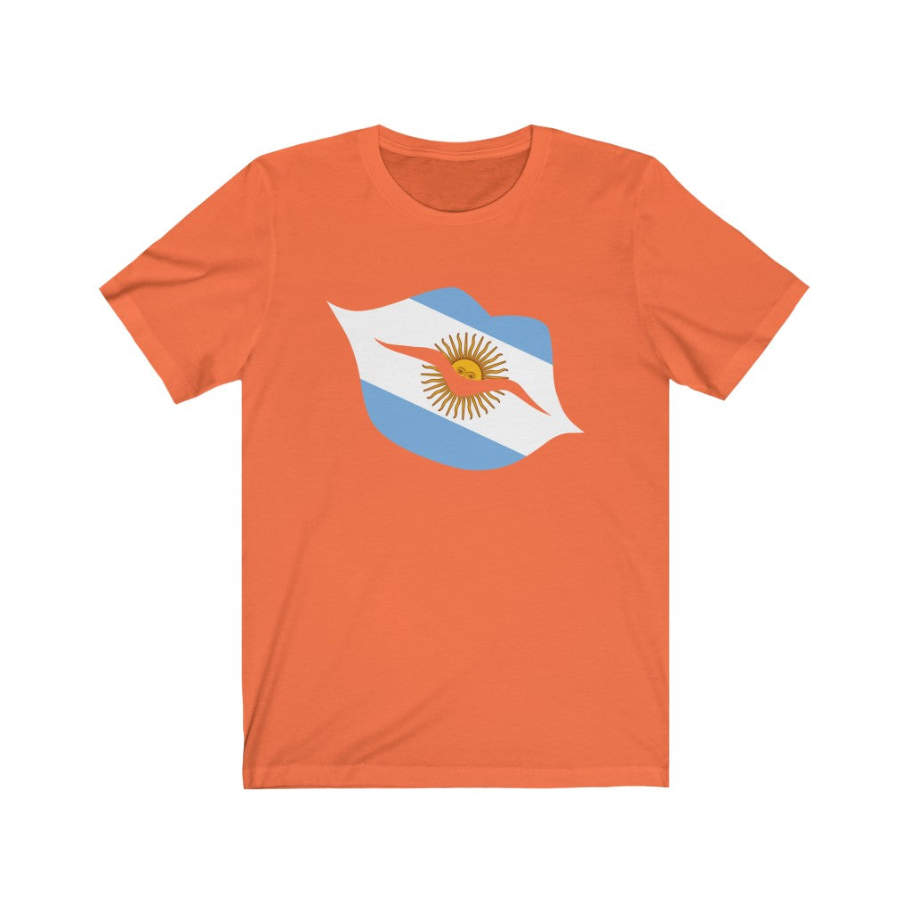 Argentina Lips Flag Premium Tee - Unisex