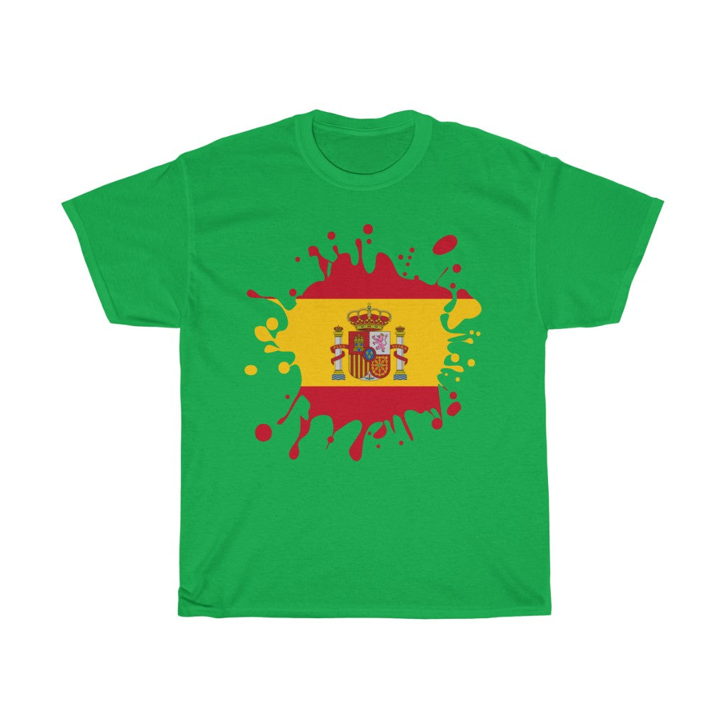 Spain Splat Flag Standard Tee - Unisex