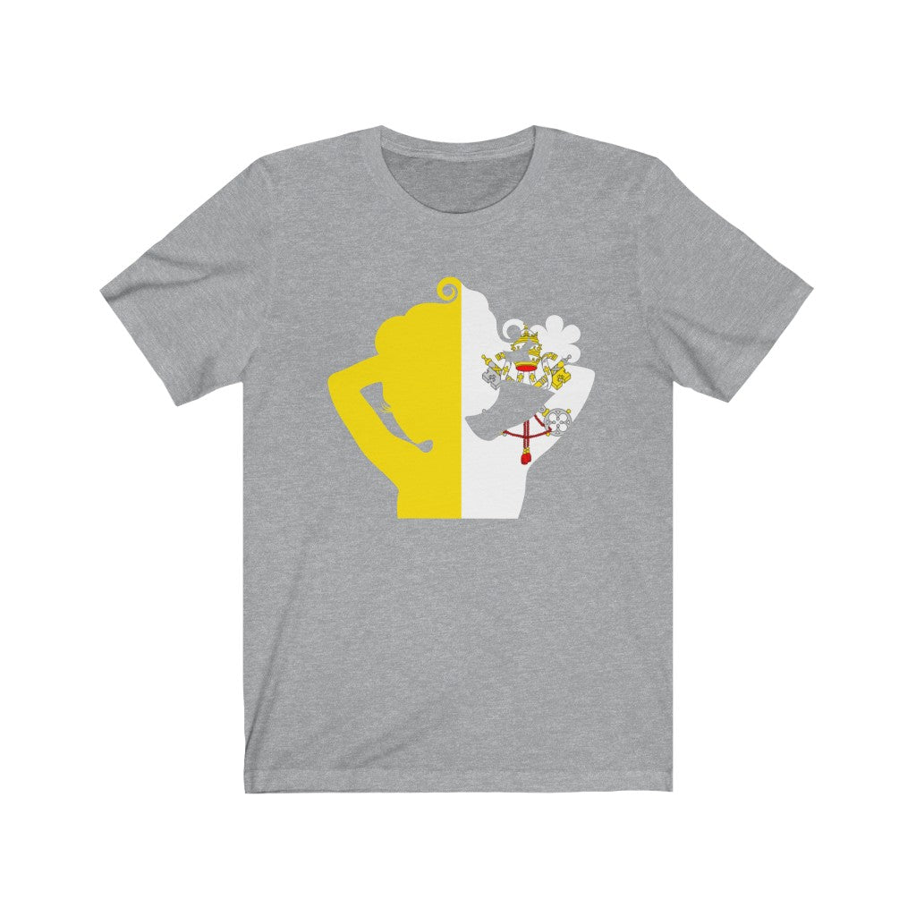 Holy See Lady Flag Premium Tee - Unisex