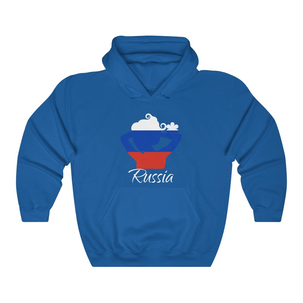Russia Lady Flag Hoodie Sweatshirt 2 - Unisex