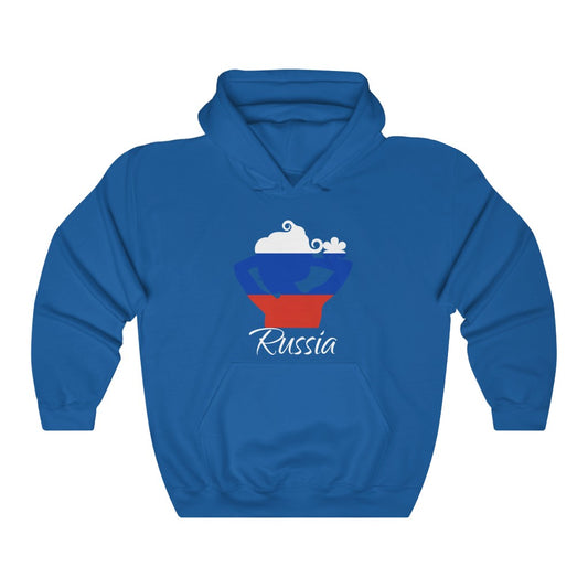 Russia Lady Flag Hoodie Sweatshirt 2 - Unisex