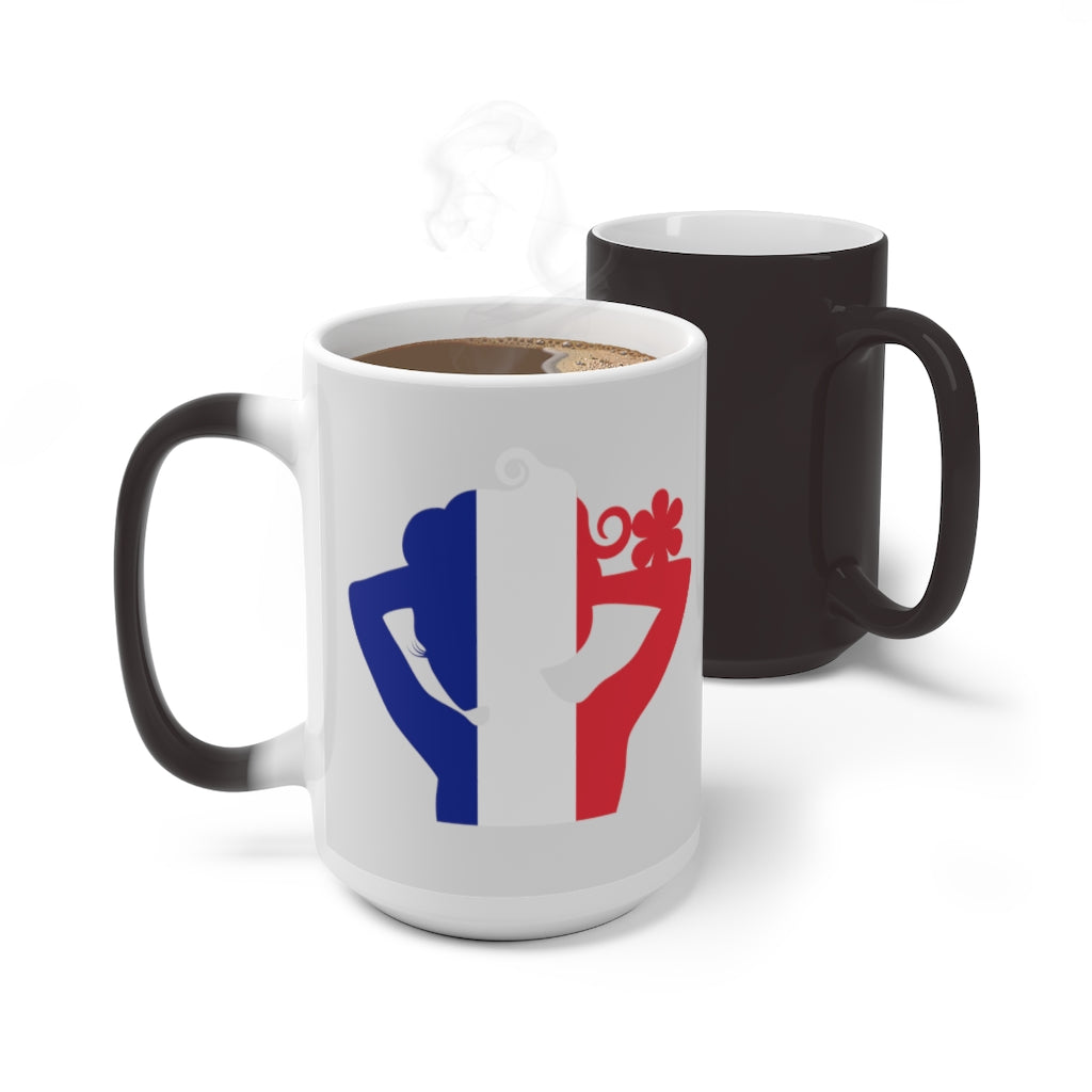 France Lady Color Changing Mug
