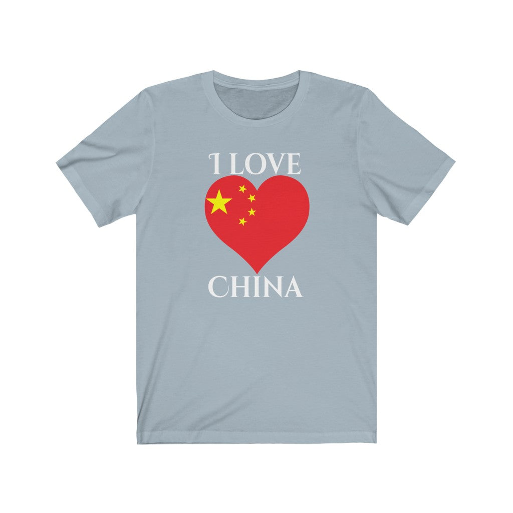 China Heart Flag Premium Tee 2 - Unisex