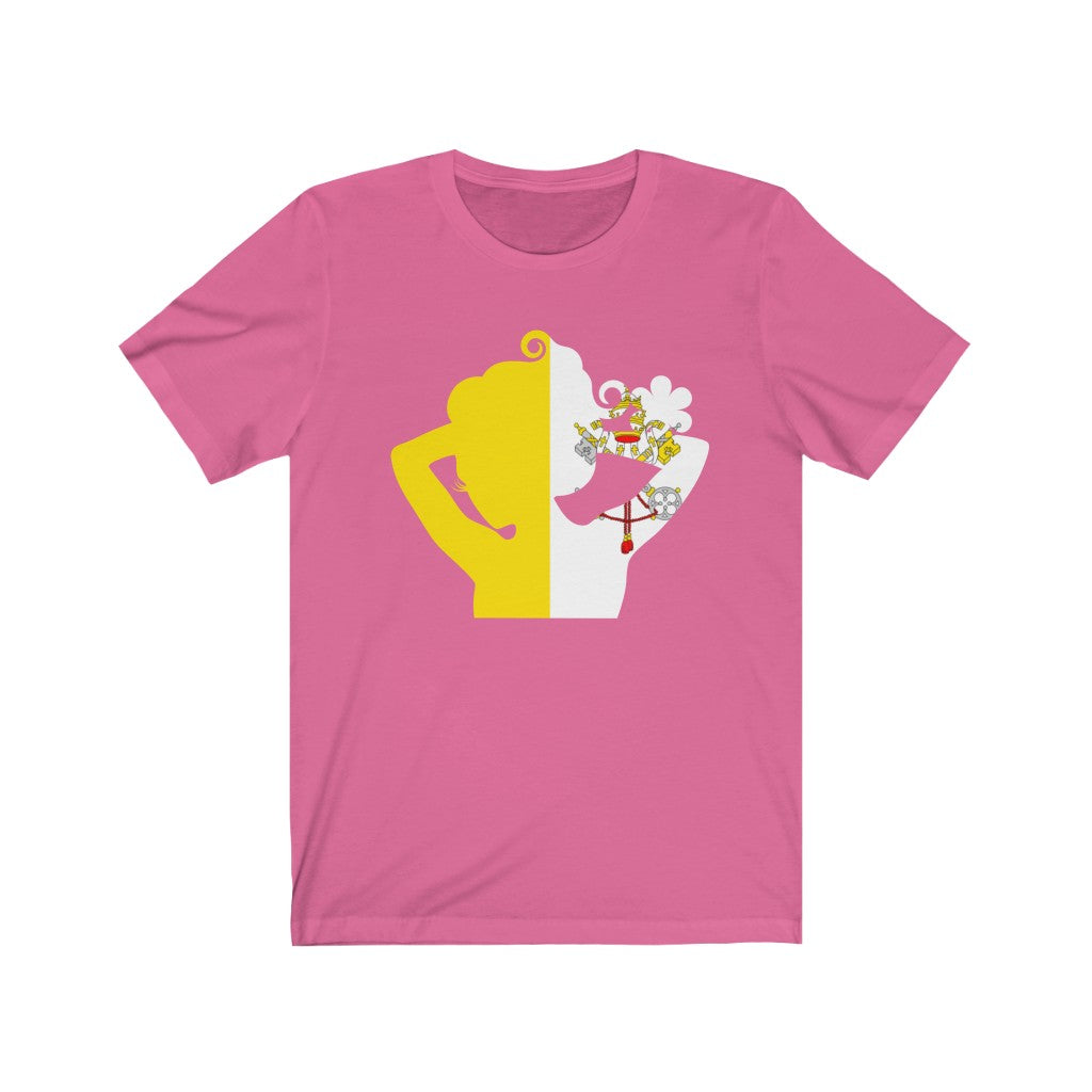 Holy See Lady Flag Premium Tee - Unisex