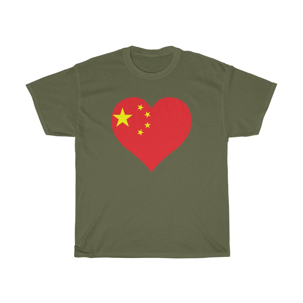China Heart Flag Standard Tee - Unisex