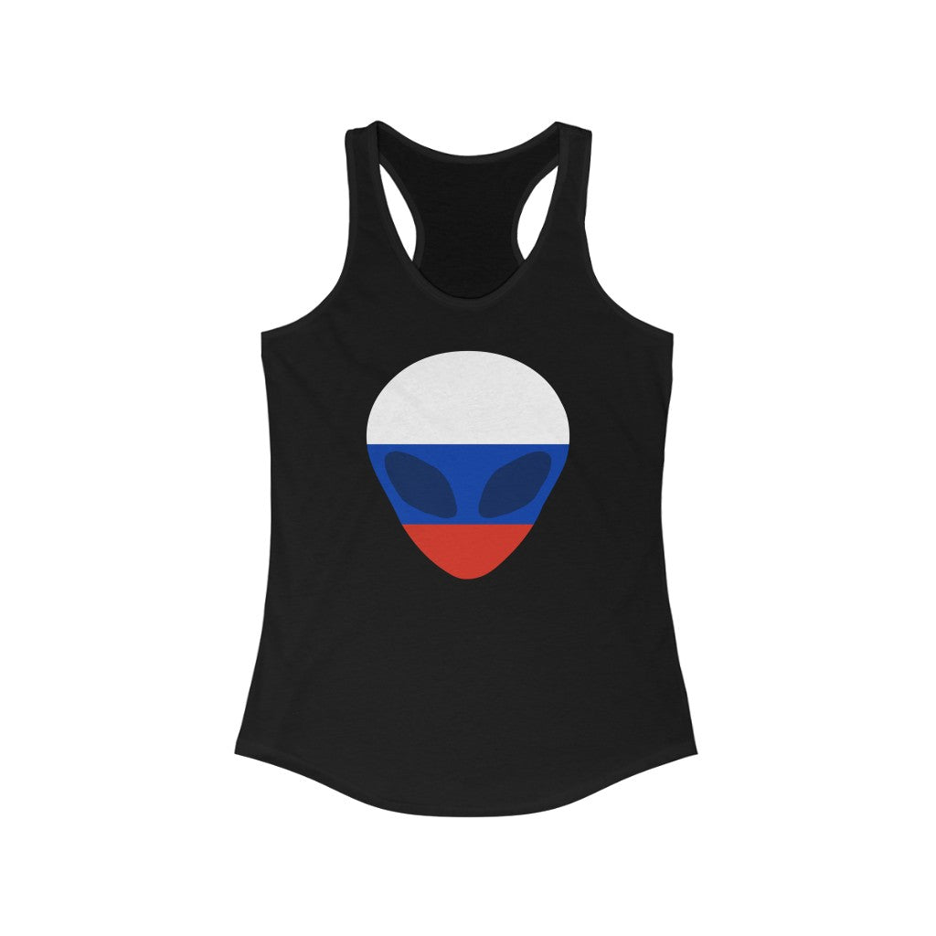 Russia Alien Flag Tank - Women