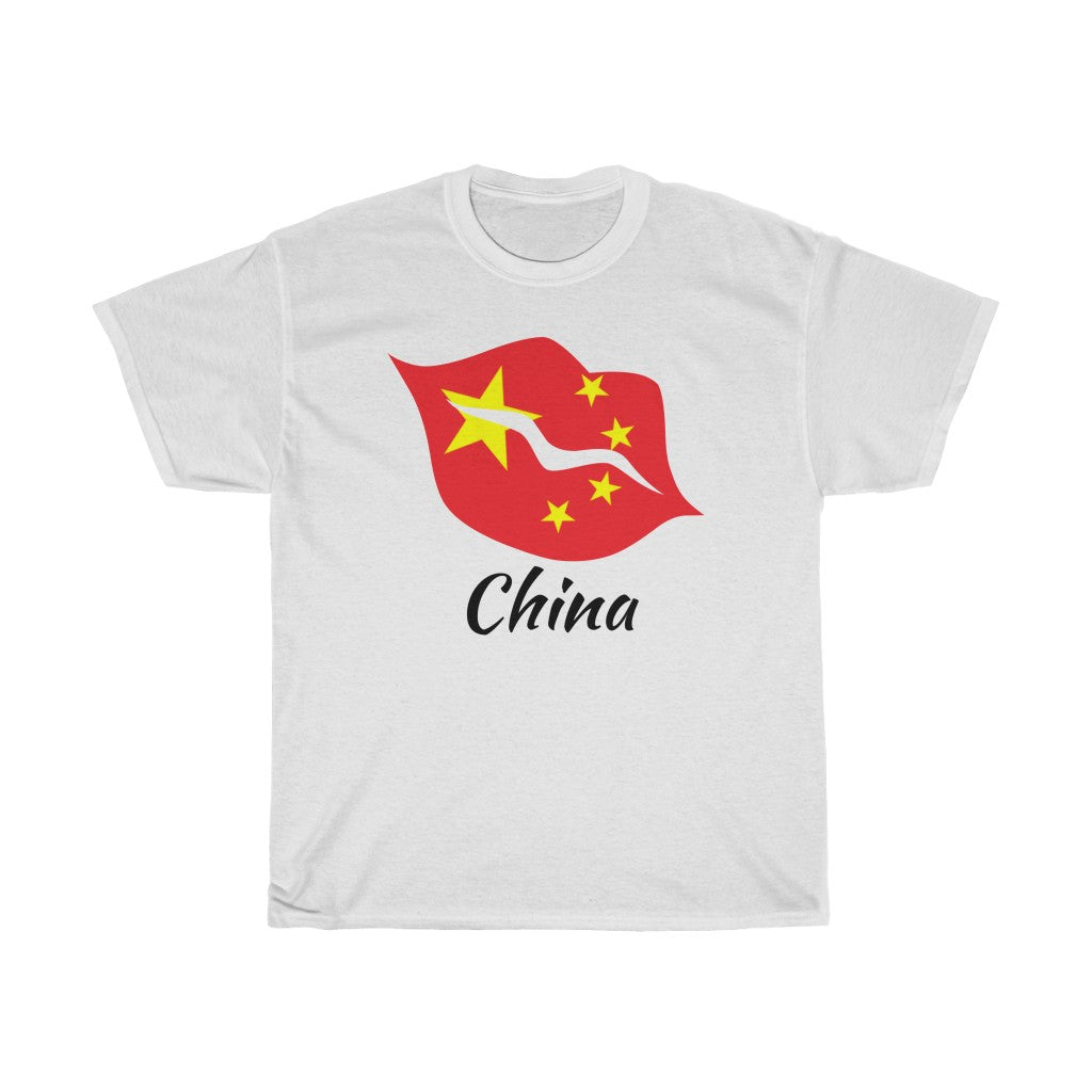 China Lips Flag Standard Tee 1 - Unisex