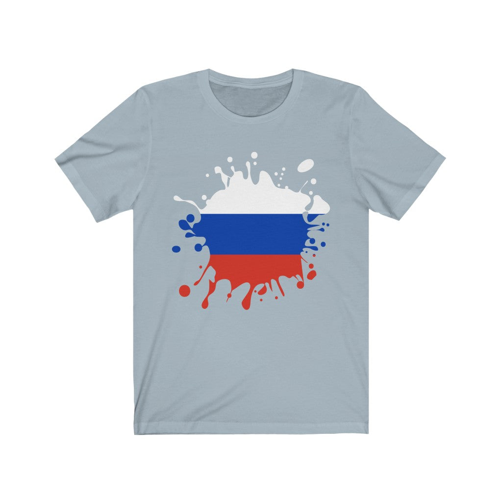 Russia Splat Flag Premium Tee - Unisex