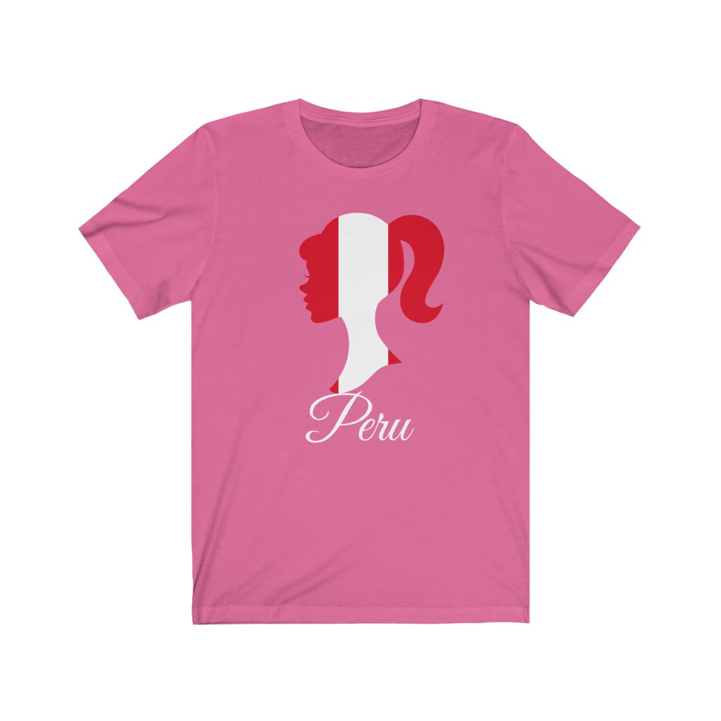 Peru Girl Flag Premium Tee 2 - Unisex
