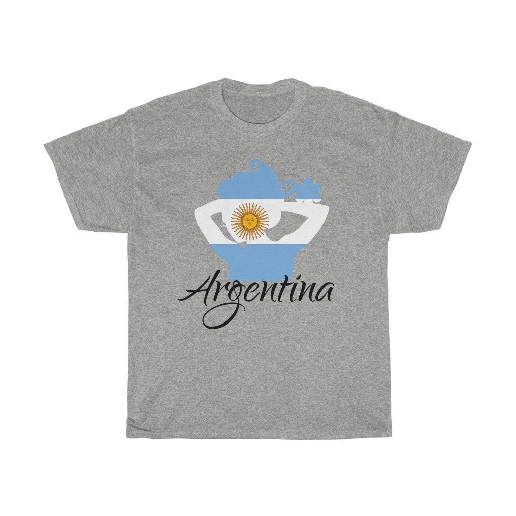 Argentina Lady Flag Standard Tee 1 - Unisex