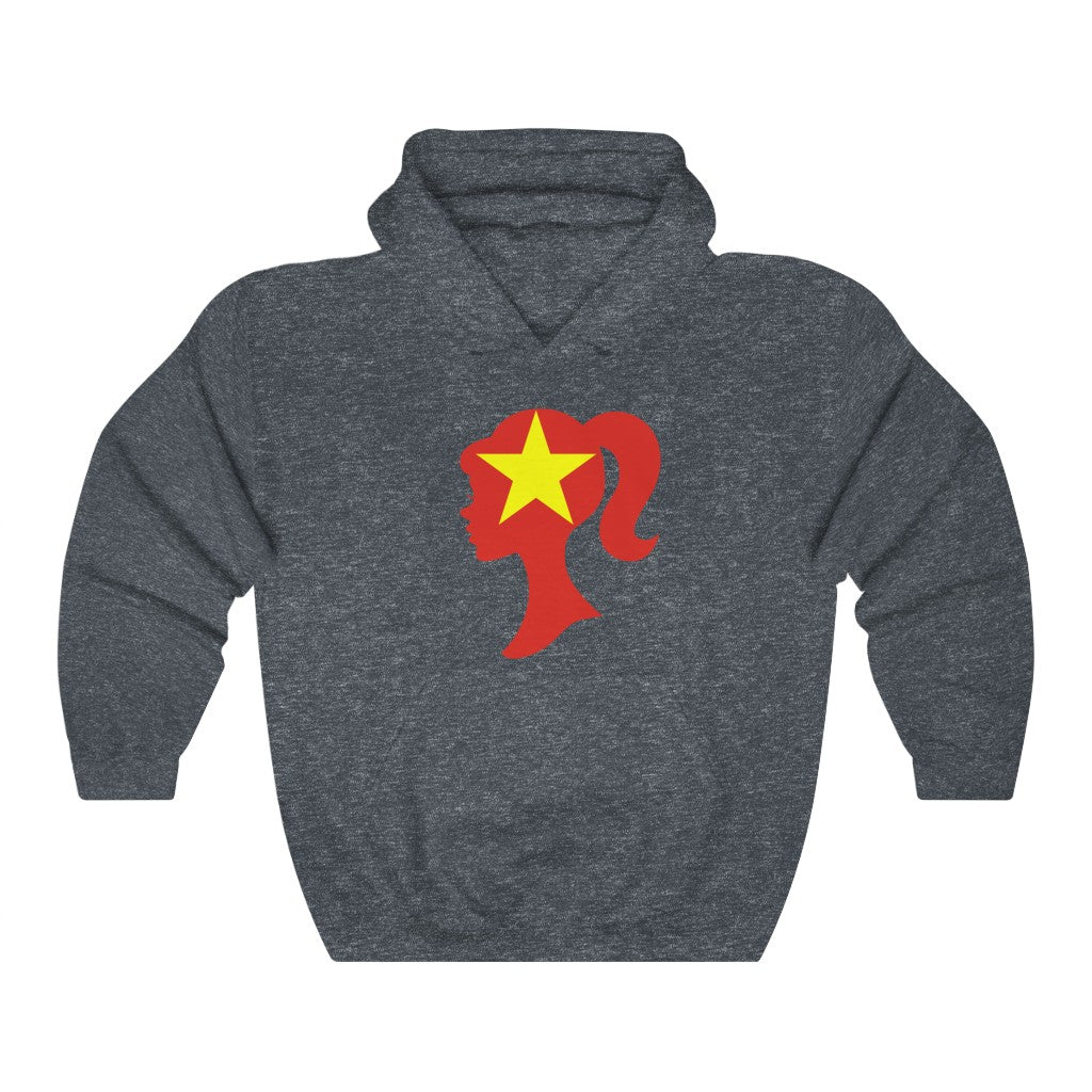 Vietnam Girl Flag Hoodie Sweatshirt - Unisex