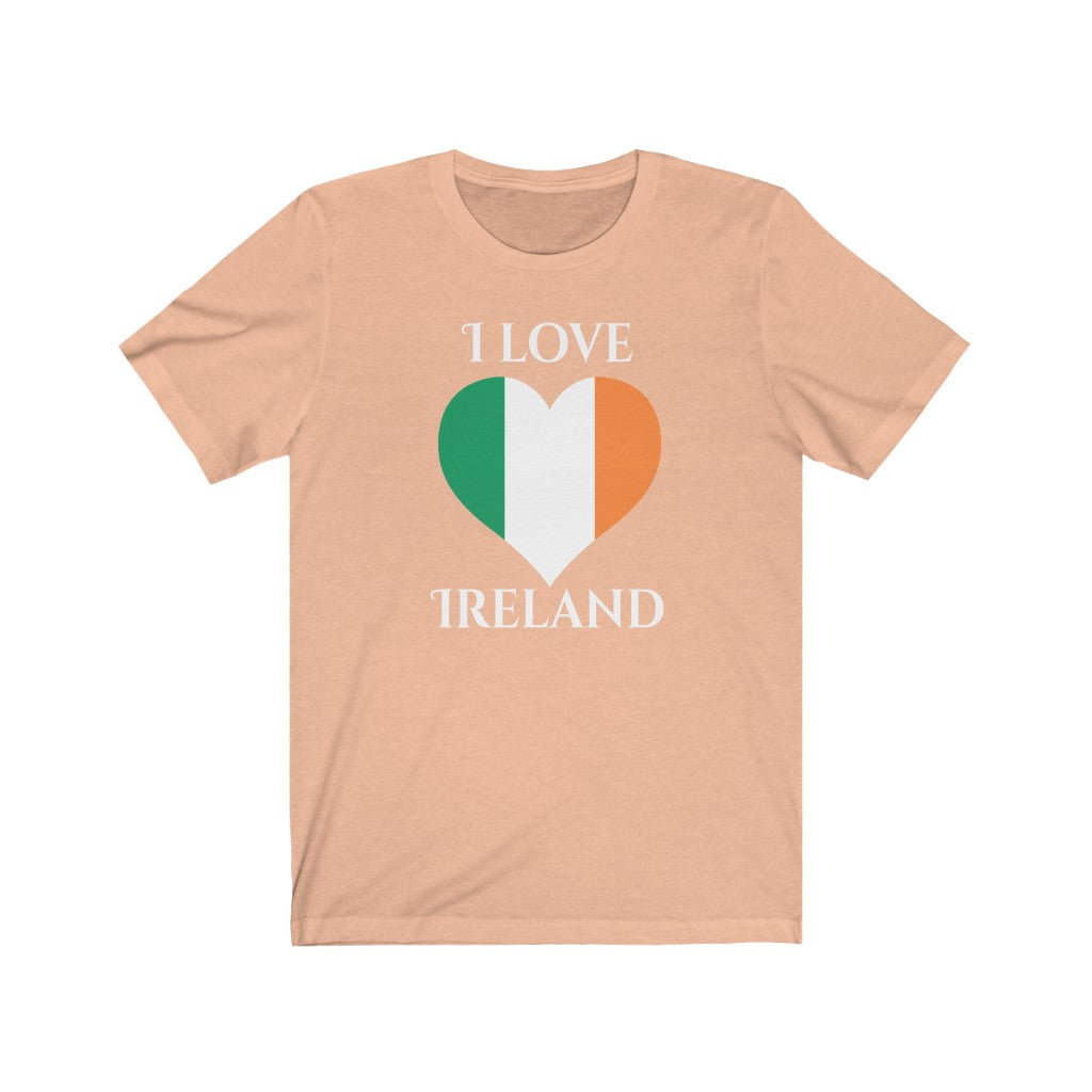 Ireland Heart Flag Premium Tee 2 - Unisex