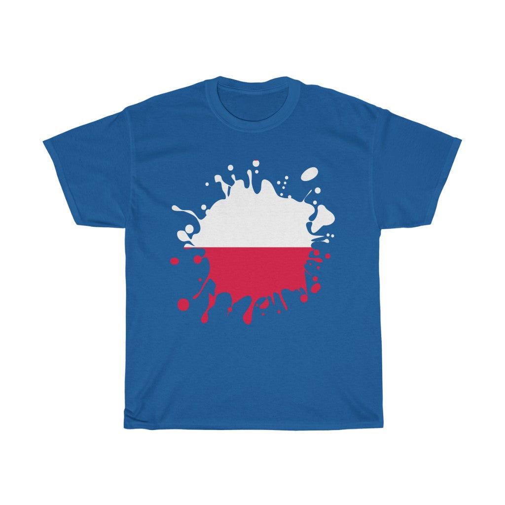 Poland Splat Flag Standard Tee - Unisex