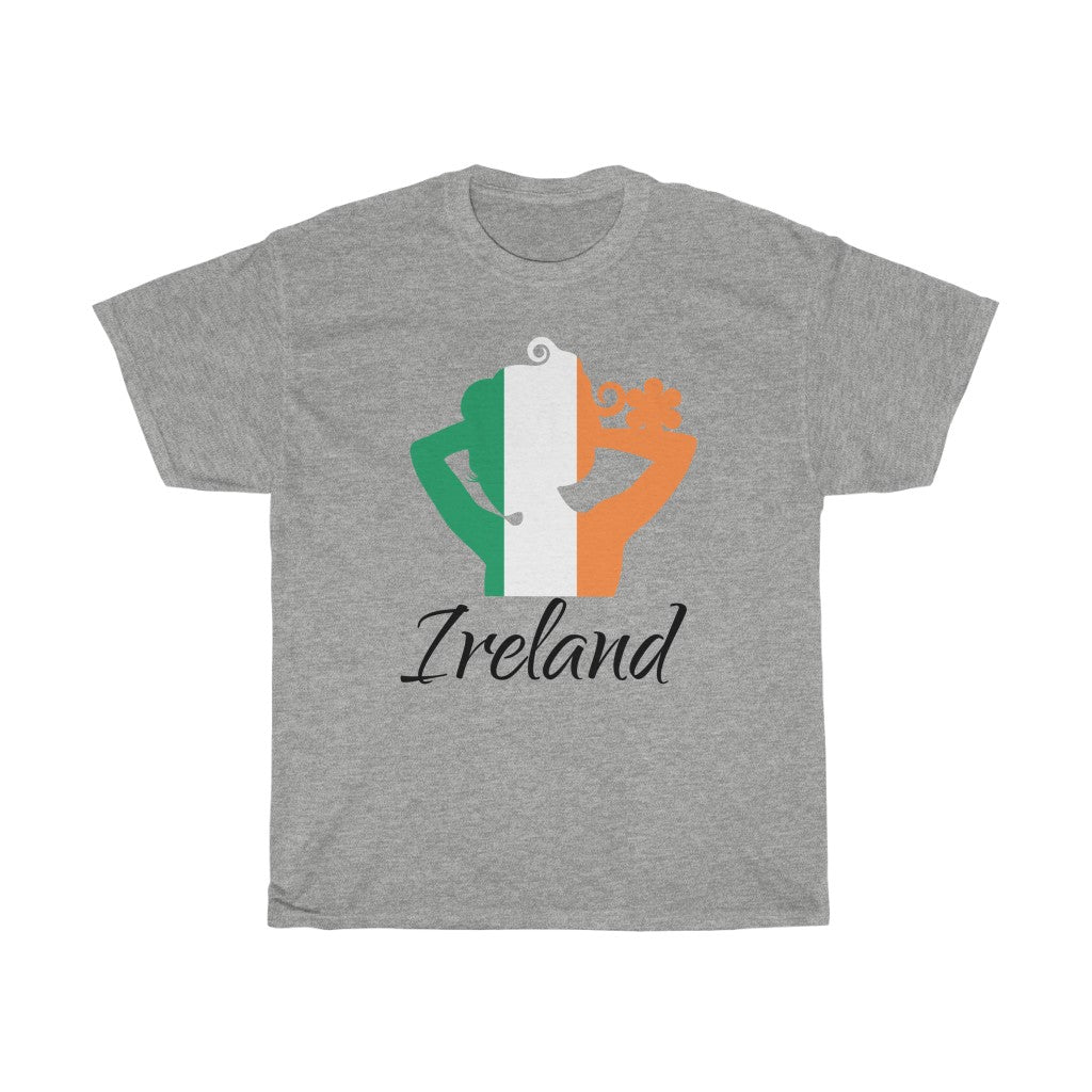 Ireland Lady Flag Standard Tee 1 - Unisex