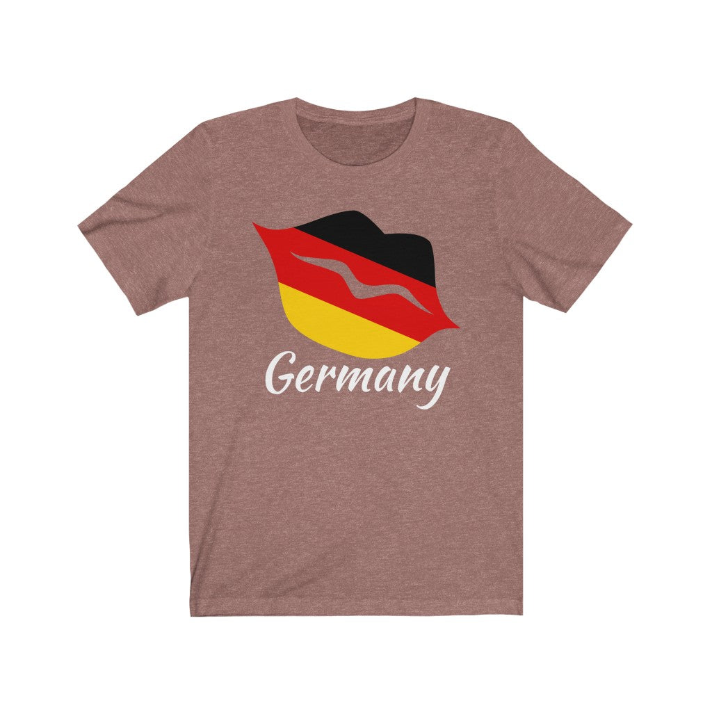 Germany Lips Flag Premium Tee 2 - Unisex