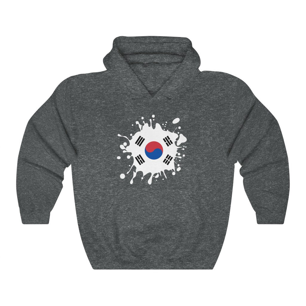 South Korea Splat Flag Hoodie Sweatshirt - Unisex