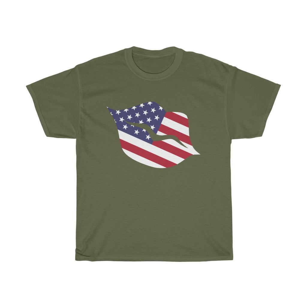 United States of America Lips Flag Standard Tee - Unisex