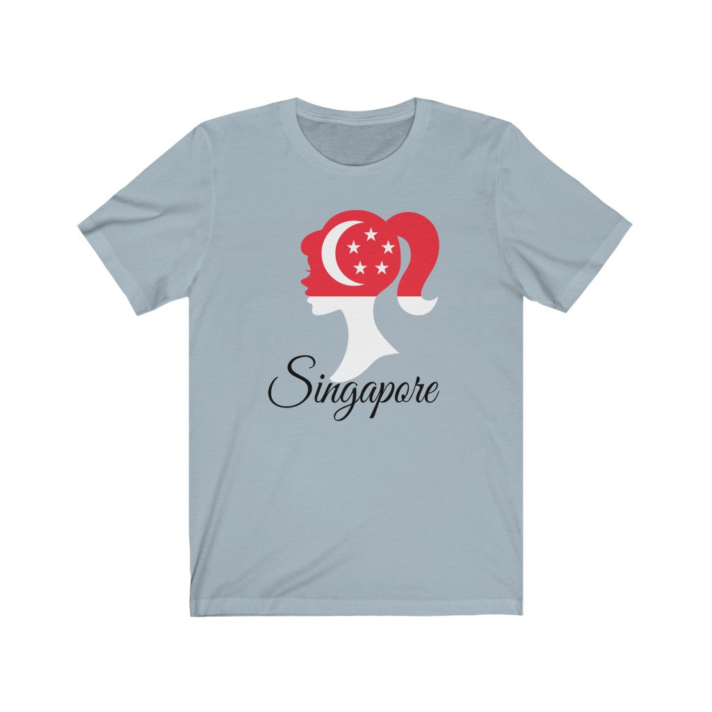 Singapore Girl Flag Premium Tee 1 - Unisex