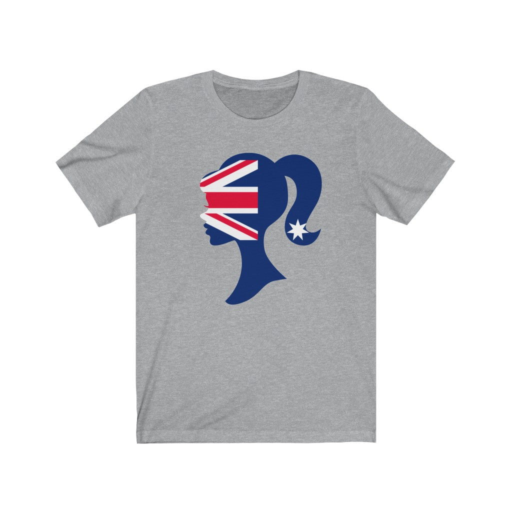 Australia Girl Flag Premium Tee - Unisex