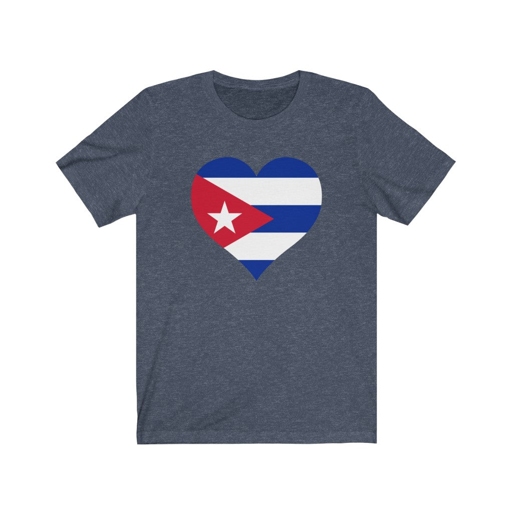 Cuba Heart Flag Premium Tee - Unisex