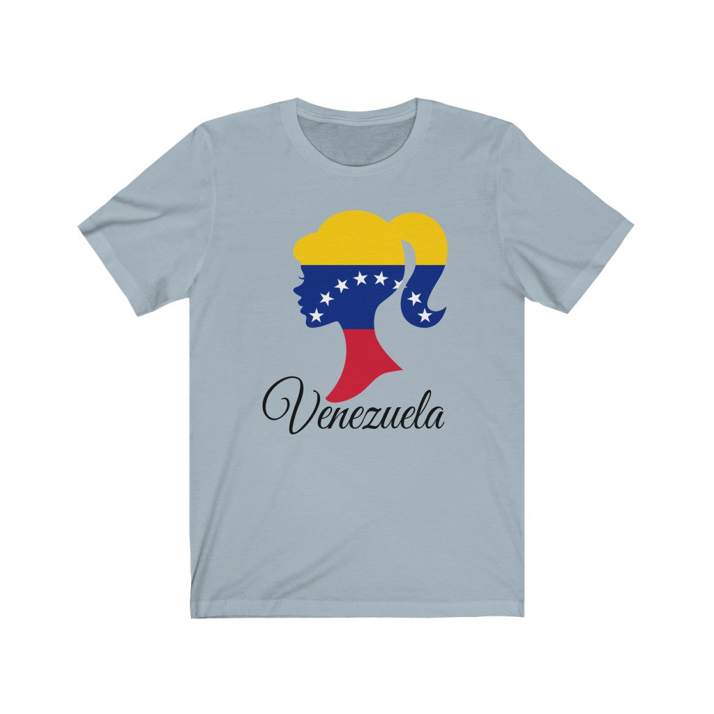 Venezuela Girl Flag Premium Tee 1 - Unisex