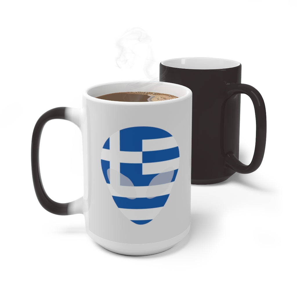 Greece Alien Color Changing Mug