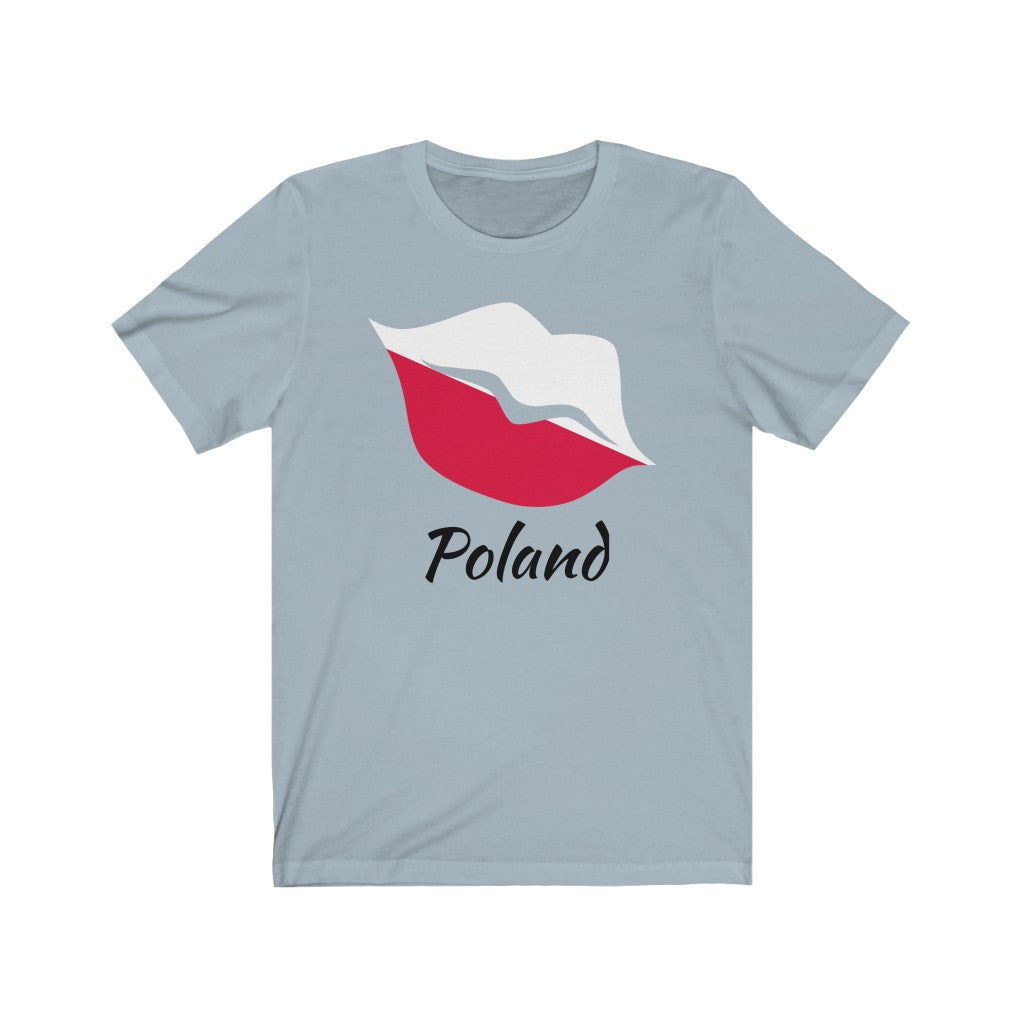 Poland Lips Flag Premium Tee 1 - Unisex
