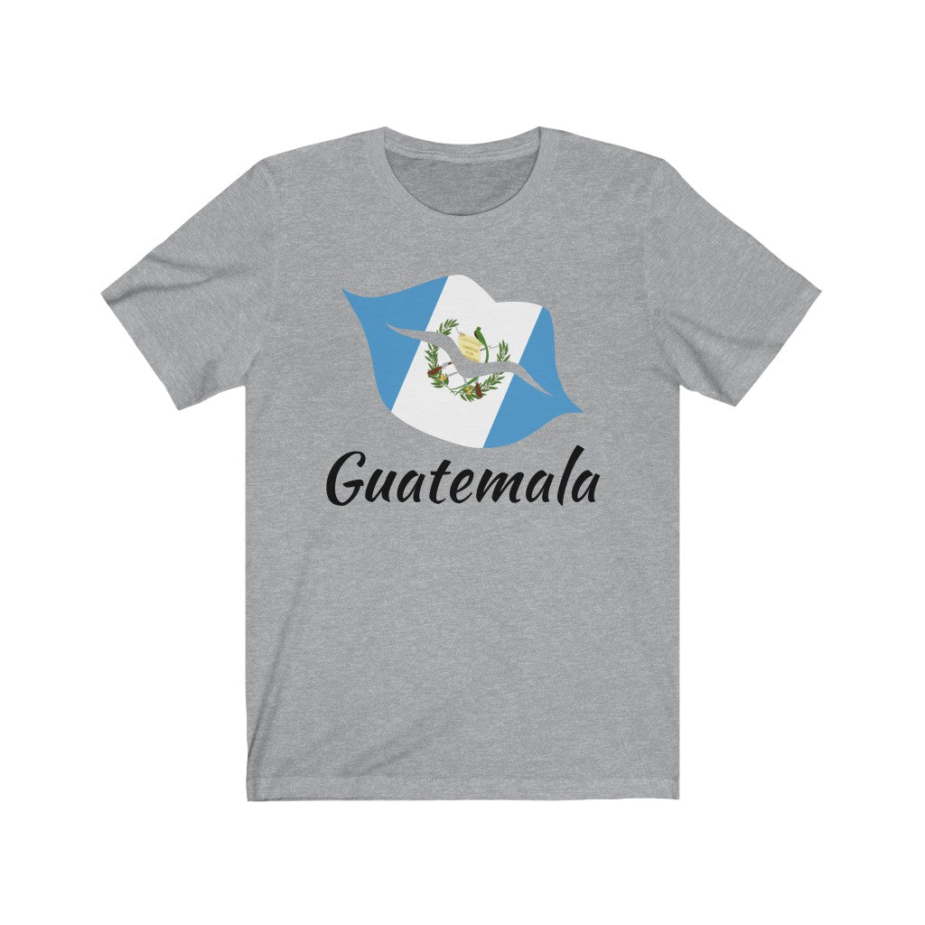 Guatemala Lips Flag Premium Tee 1 - Unisex