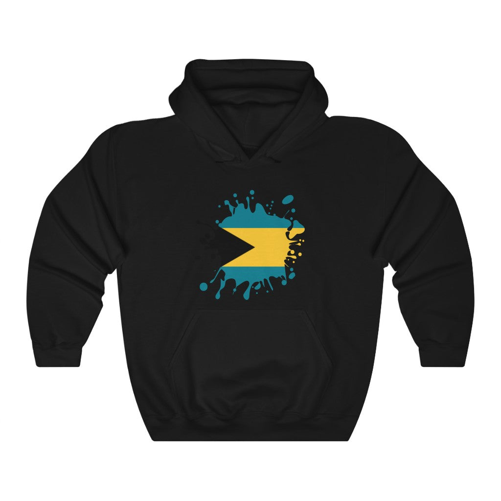 Bahamas Splat Flag Hoodie Sweatshirt - Unisex