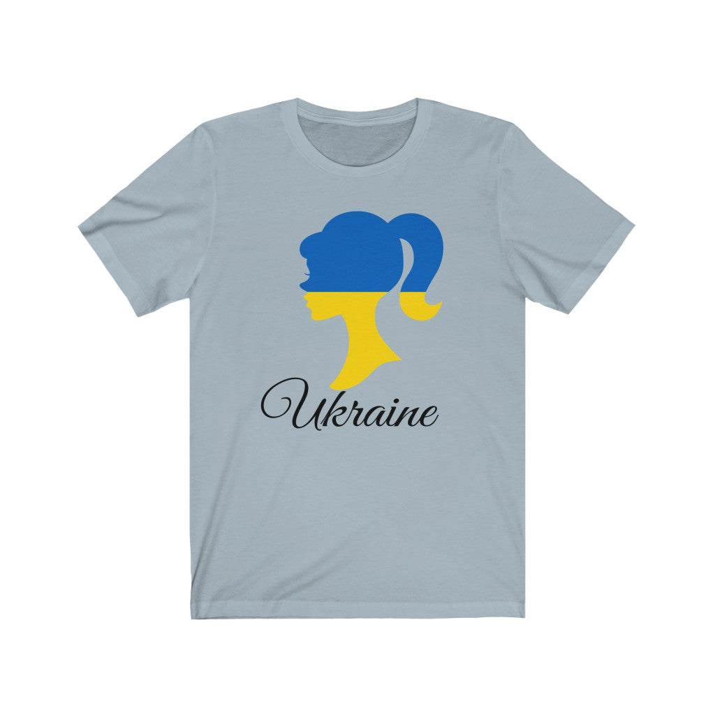 Ukraine Girl Flag Premium Tee 1 - Unisex