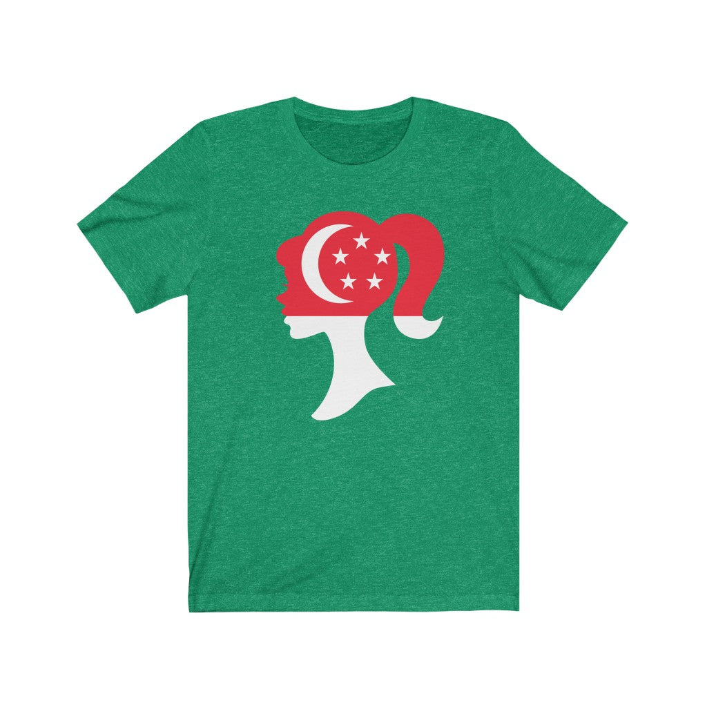 Singapore Girl Flag Premium Tee - Unisex