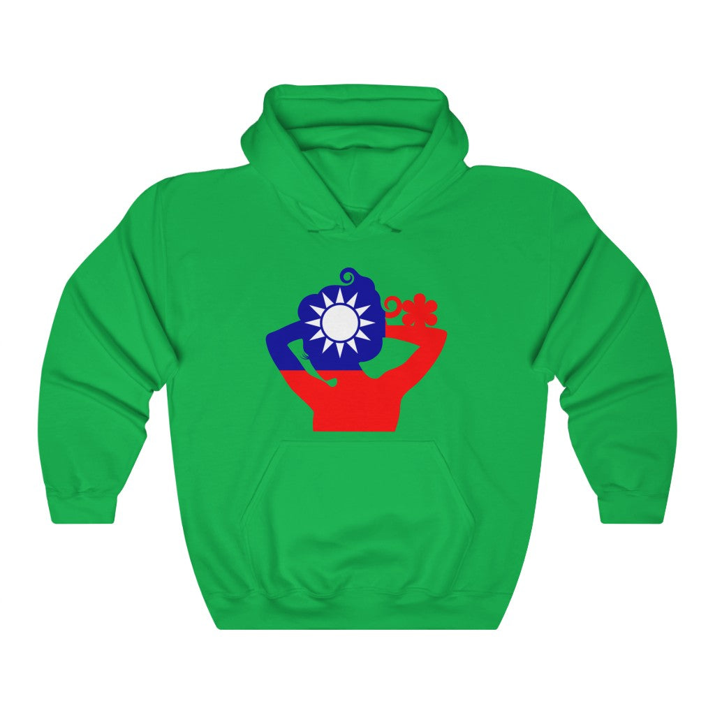 Republic of China - Taiwan Lady Flag Hoodie Sweatshirt - Unisex