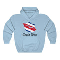 Costa Rica Lips Flag Hoodie Sweatshirt 1 - Unisex