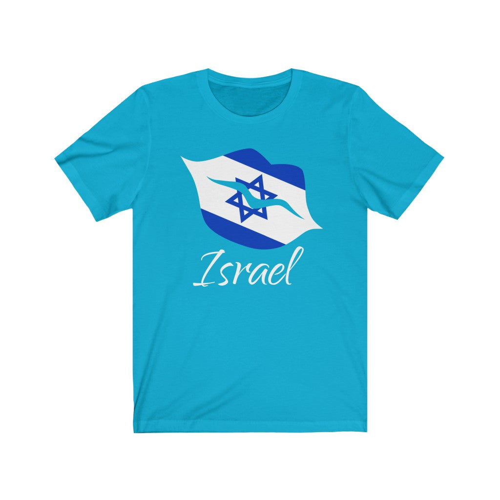 Israel Lips Flag Premium Tee 2 - Unisex