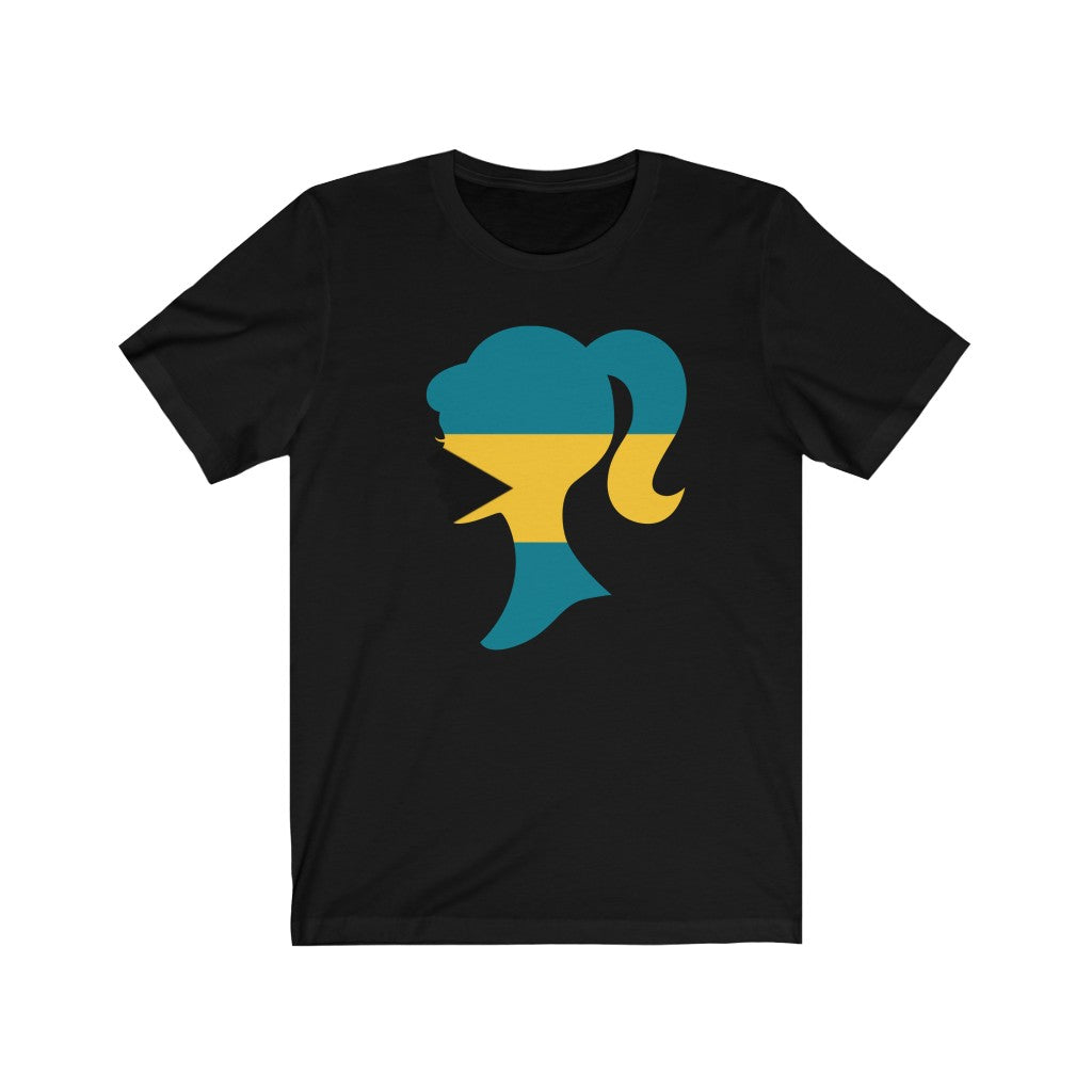 Bahamas Girl Flag Premium Tee - Unisex