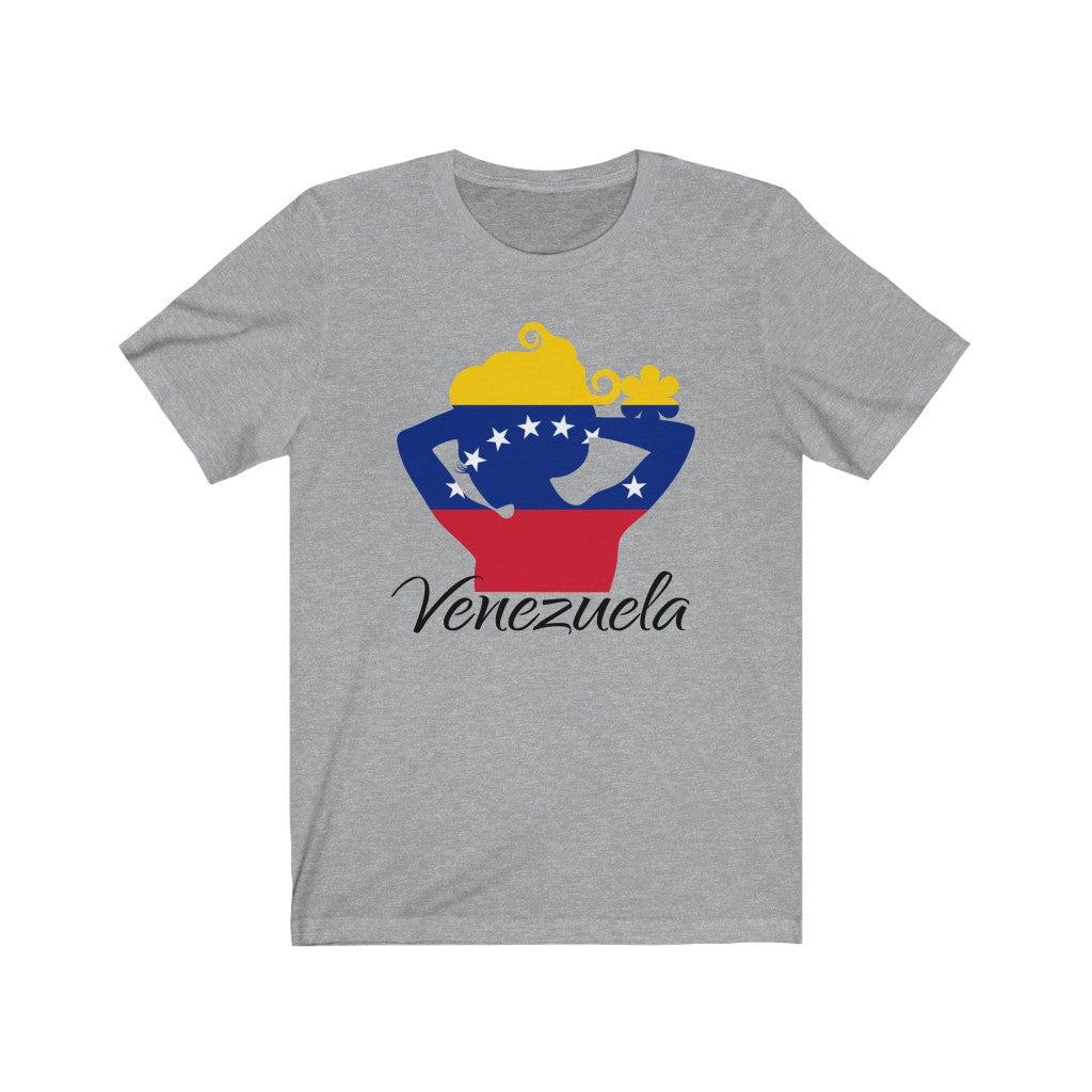 Venezuela Lady Flag Premium Tee 1 - Unisex