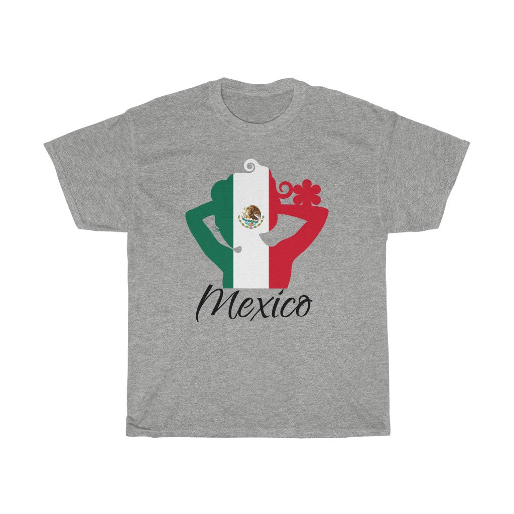 Mexico Lady Flag Standard Tee 1 - Unisex
