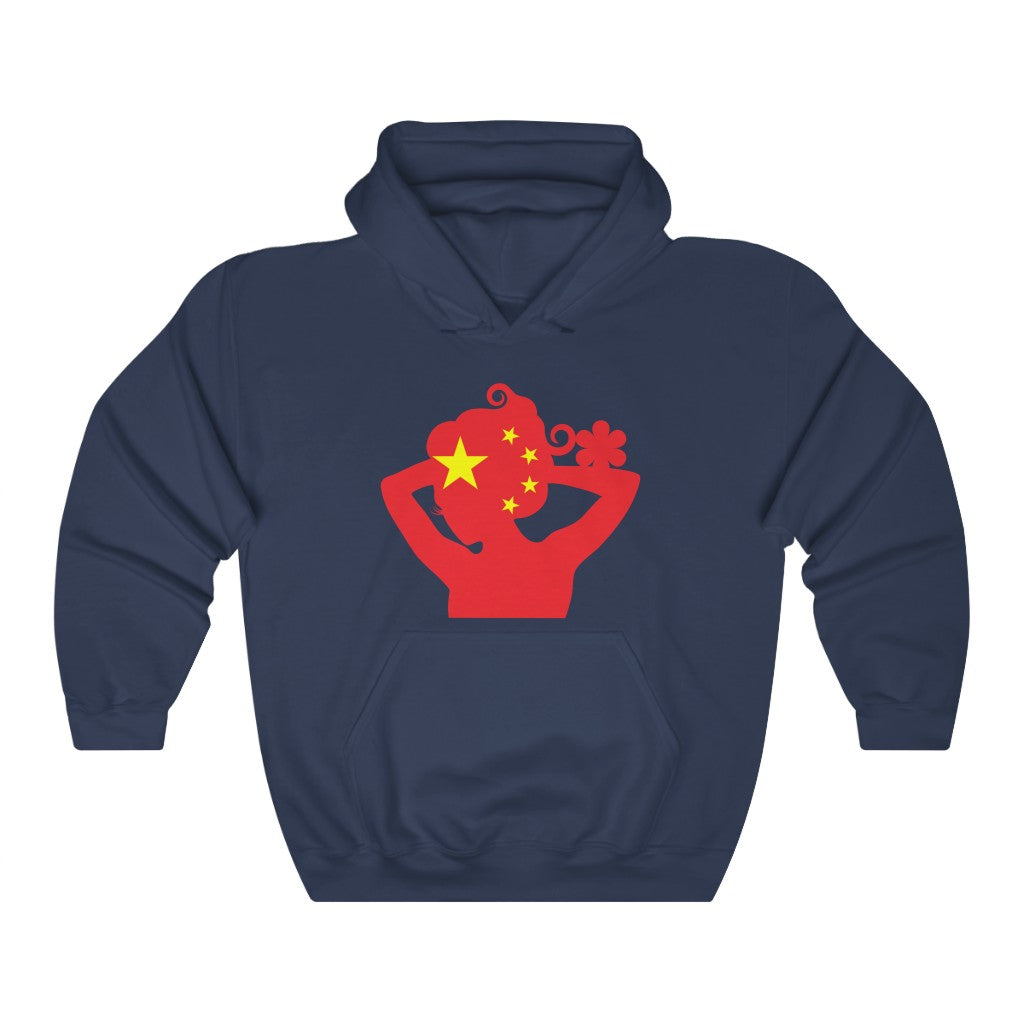 China Lady Flag Hoodie Sweatshirt - Unisex