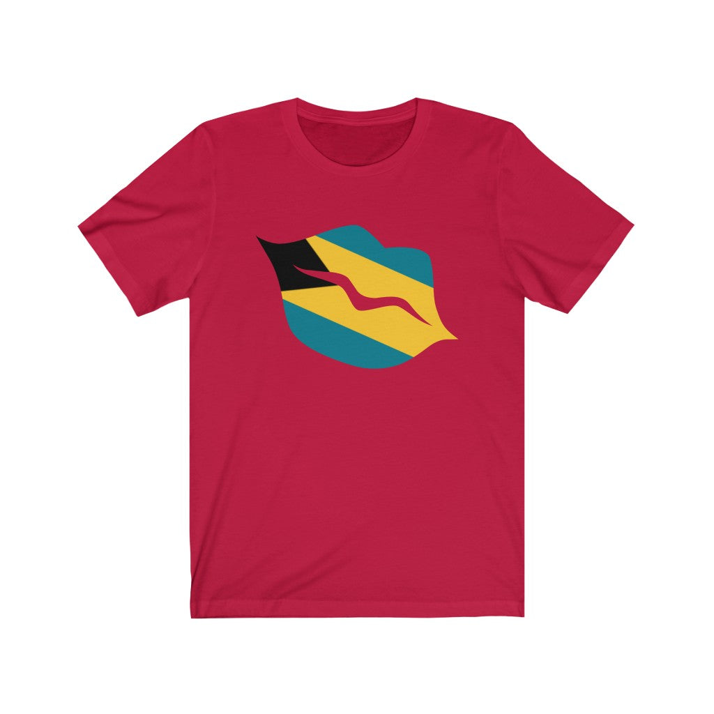 Bahamas Lips Flag Premium Tee - Unisex