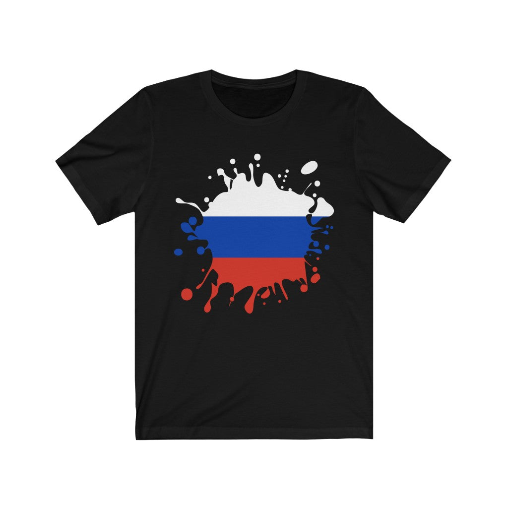 Russia Splat Flag Premium Tee - Unisex
